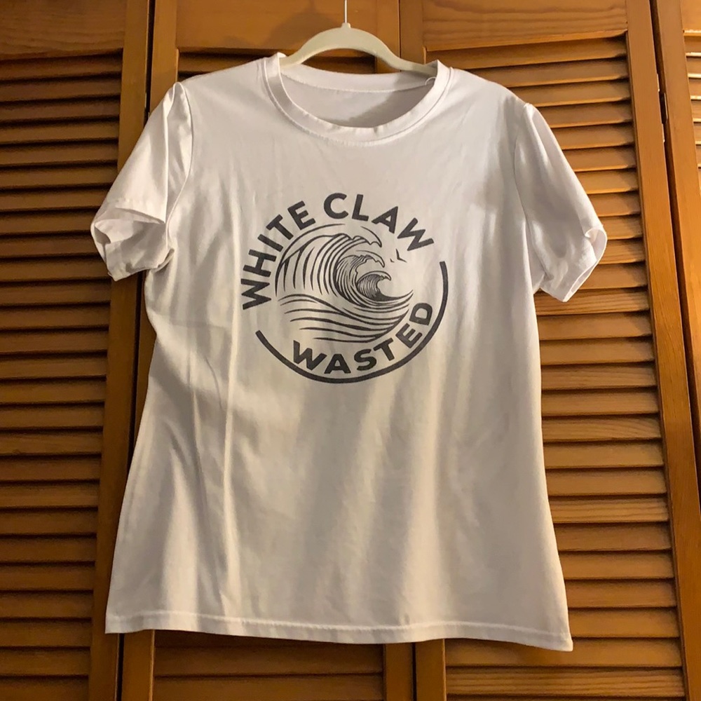 white claw wasted shirt